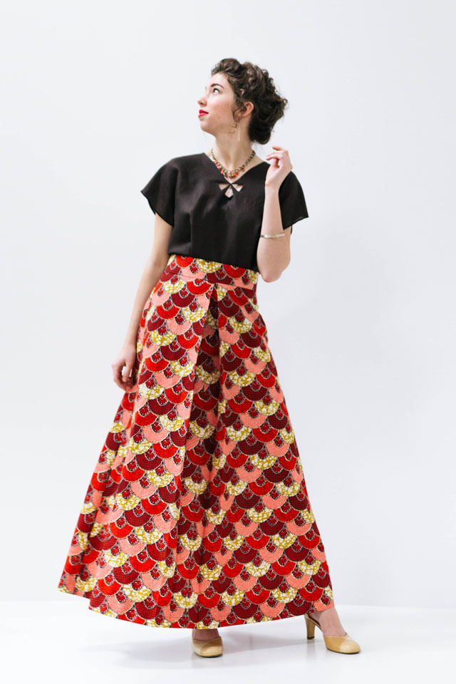African Print, Maxi Skirt, Casey Skirt, Formal